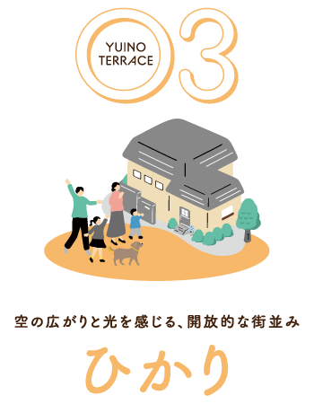 03 ひかり｜空の広がりと光を感じる、開放的な街並み
