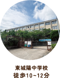 東城陽中学校 徒歩10〜12分