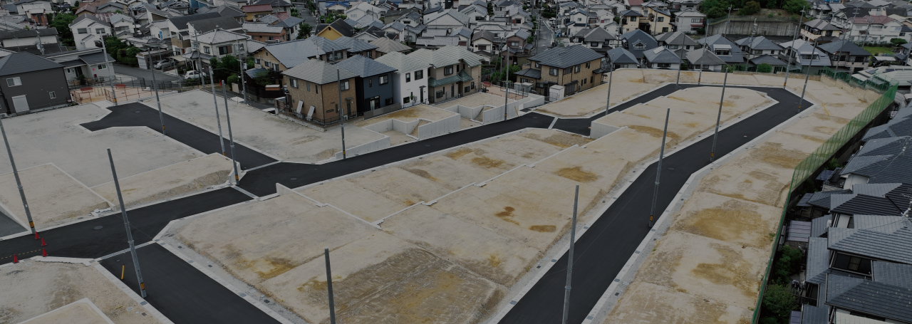 シエルセーヌ城陽 -ユイノテラス- 分譲地全景